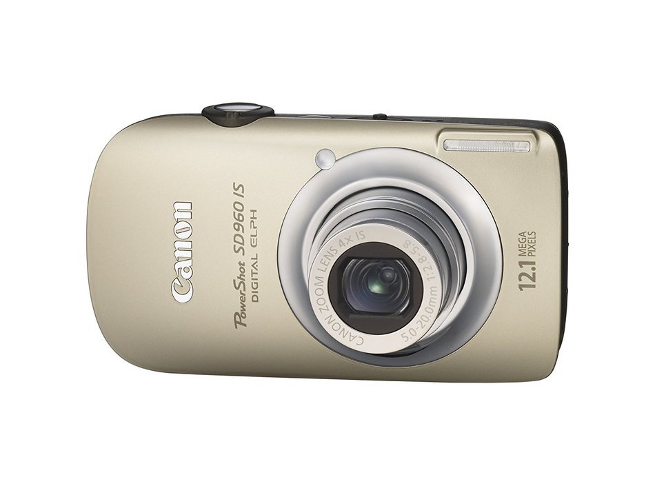 Canon PowerShot SD960IS 12.1 MP Digital Camera with 4x Wide Angle Optical Image Stabilized Zoom and 2.8-inch LCD... N3