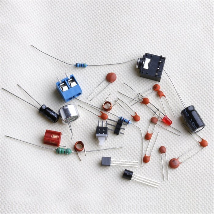 MEXUD-Mass Transmitter DIY Kit with MP3 FM Wireless Release Plate Key Chain for Microphone Transmitter N2