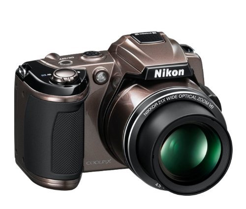 Nikon COOLPIX L120 14.1 MP Digital Camera with 21x NIKKOR Wide-Angle Optical Zoom Lens and 3-Inch LCD (Red) (OLD... N8