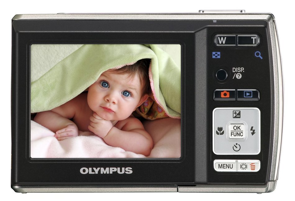 Olympus FE-45 10MP Digital Camera with 3x Optical Zoom and 2.5-inch LCD (Titanium) N12