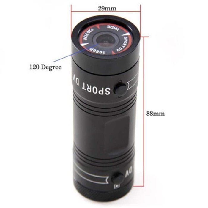 RFWIN Mini Sports Camera 1080P Full HD Action Waterproof Sport Helmet Bike Helmet Video Camera DVR AVI Video Camcorder... N6