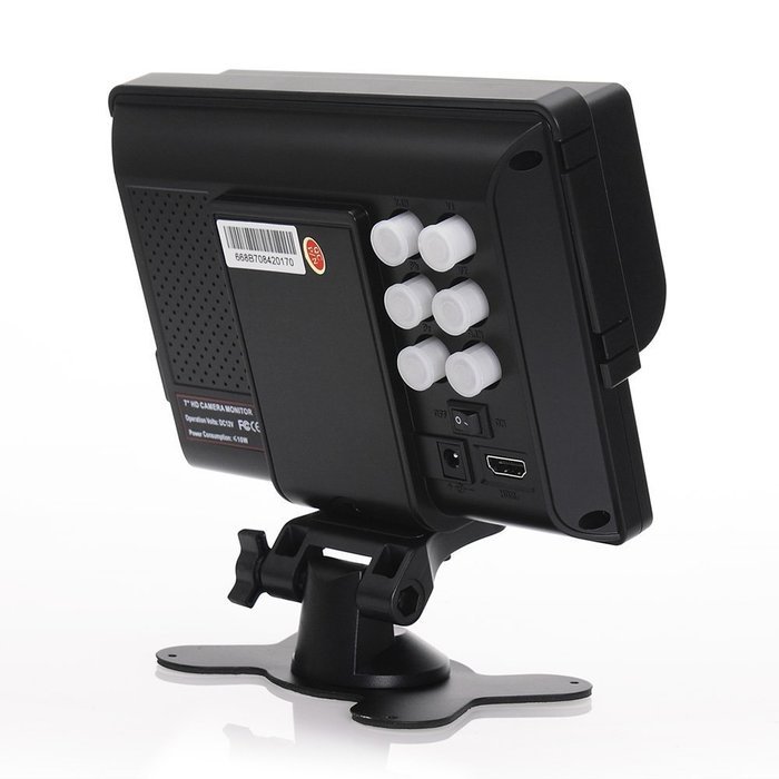 LILLIPUT 668GL-70NP/H/Y 7" On-camera Field HD Monitor for DSLR with HDMI Ypbpr and Composite... N4