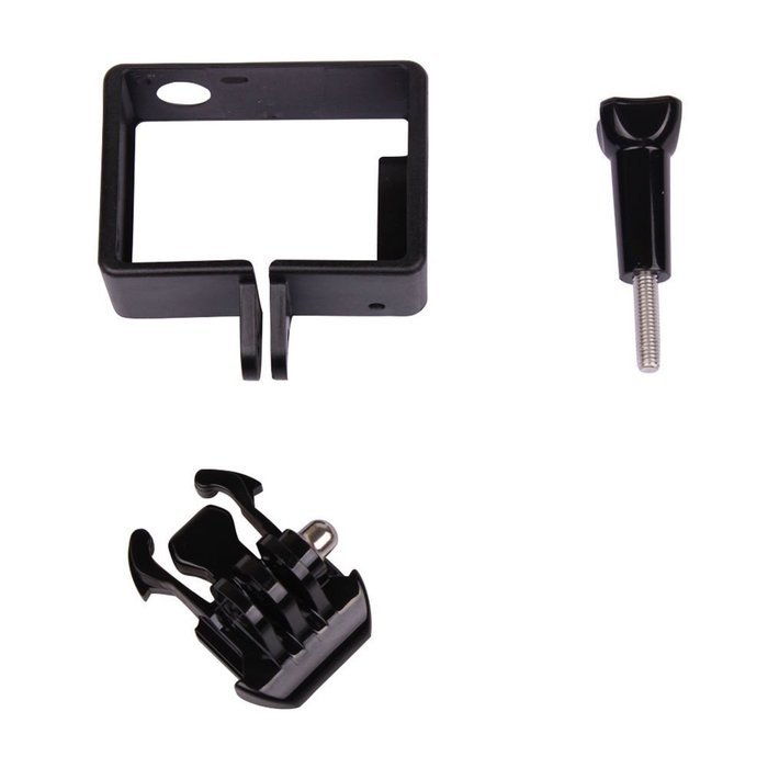AxPower GoPro Accessories GoPro Protective Frame Bumper Case Strong Hard Plastic UV Black Color for Hero 4/3+/3 N6