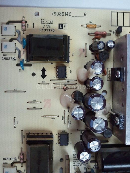 Repair Kit, HP W2207, LCD Monitor, Capacitors, Not the Entire Board N3