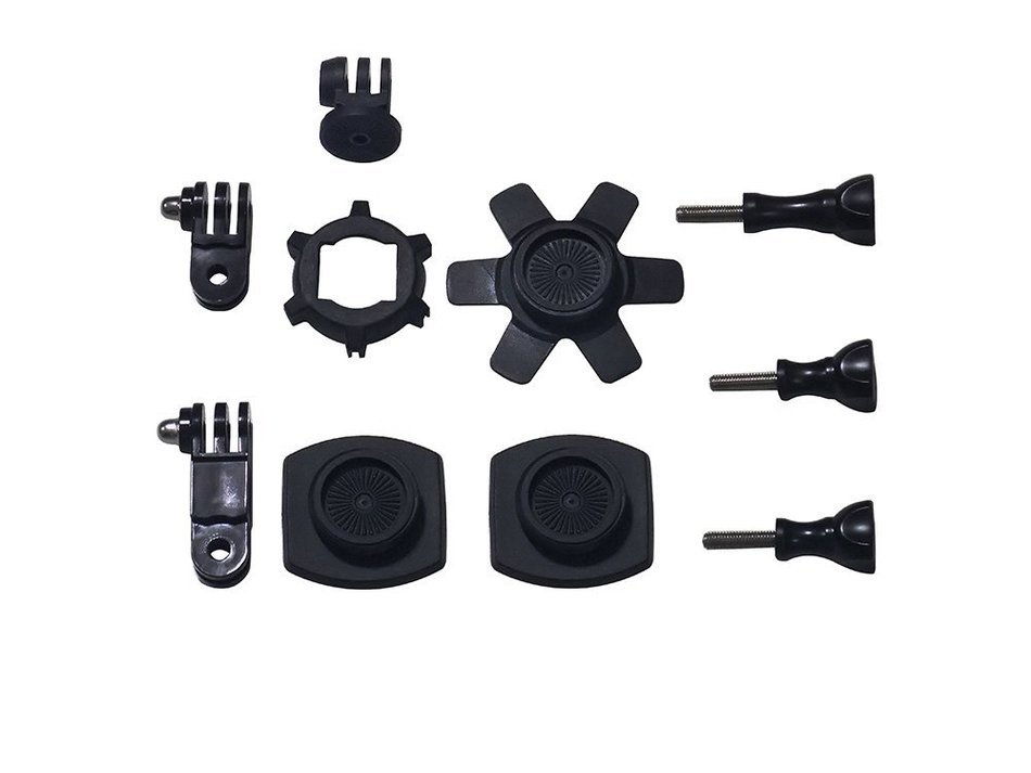 Rec-mounts Rotary Self-adhesive Mount [Adhesive Curve + Adhesive Flat Mount ] [Rec-b51-t1-gp] for Hero4 Hero3+...