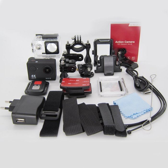 Unitesoul Sports Camera 2.0" 4k 1080P HD Extreme Camera Action Camera go Waterproof 30M pro wifi remote controller... N4
