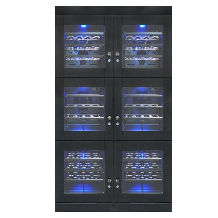 Vinotemp VNTVT-CAVA3H E 48-Bottle Wine Cellar, Espresso N3