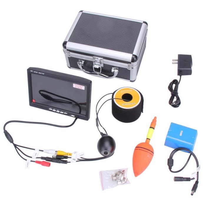 Mojoyce Underwater Fishing Video Camera Monitor 30m Professional Fish Finder N7