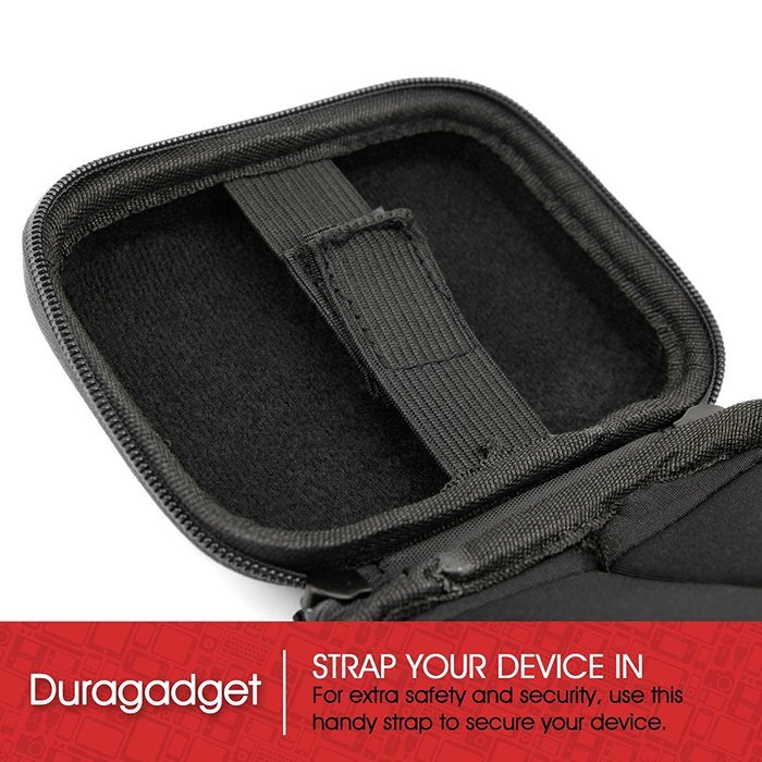 DURAGADGET Black Case for Vivitar DVR785HD-BLU 5MP Pro Waterproof Action Camcorder with Case and Mounts Video... N7
