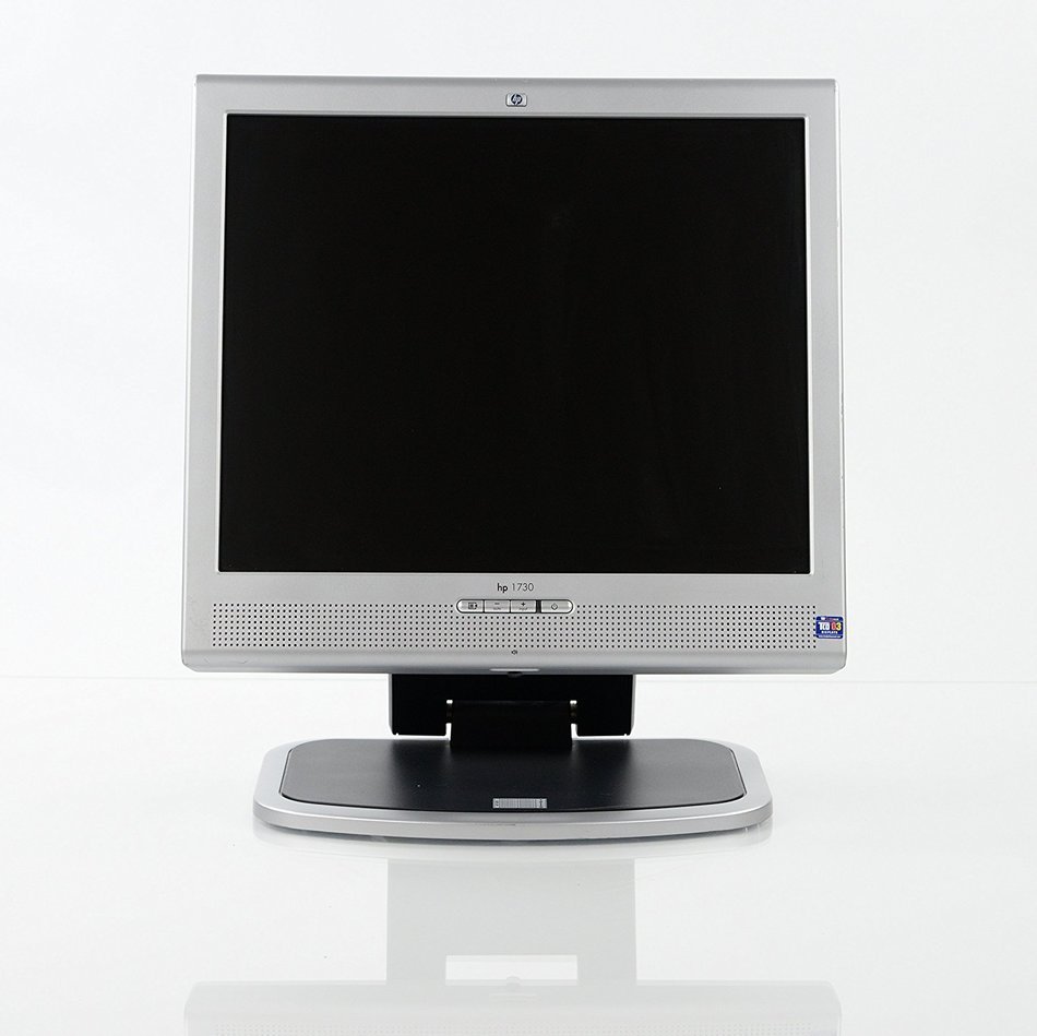 17" HP 1730 DVI LCD Monitor w/Speakers (Silver) N3