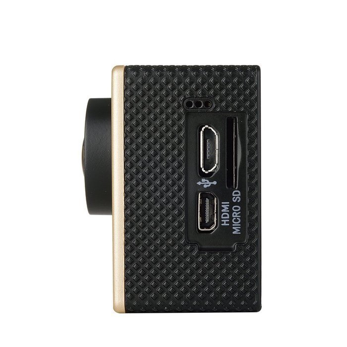 PowerLead 2K PL-AC30 Wifi Waterproof Action Camera DV 12MP HD DVR Camcorder with Mounting Accessories Kit/Gold N13