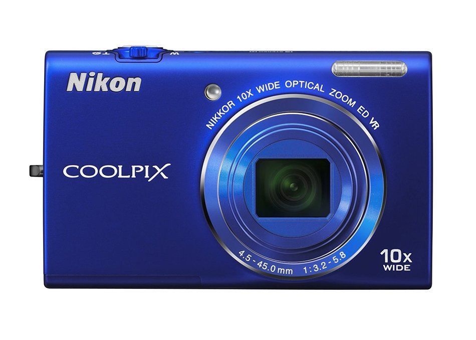 Nikon COOLPIX S6200 16 MP Digital Camera with 10x Optical Zoom NIKKOR ED Glass Lens and HD 720p Video (Red) N10