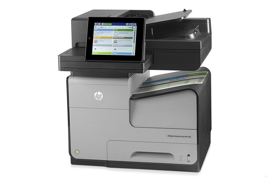 HP OfficeJet Pro X585dn Office Printer with Print Security, Remote Fleet Management & Fast Printing (B5L04A) N2