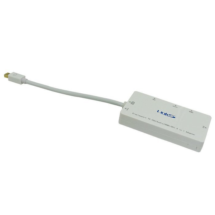 LinkS smallest Mini DisplayPort | Thunderbolt to HDMI Male to Female Adapter in black N17