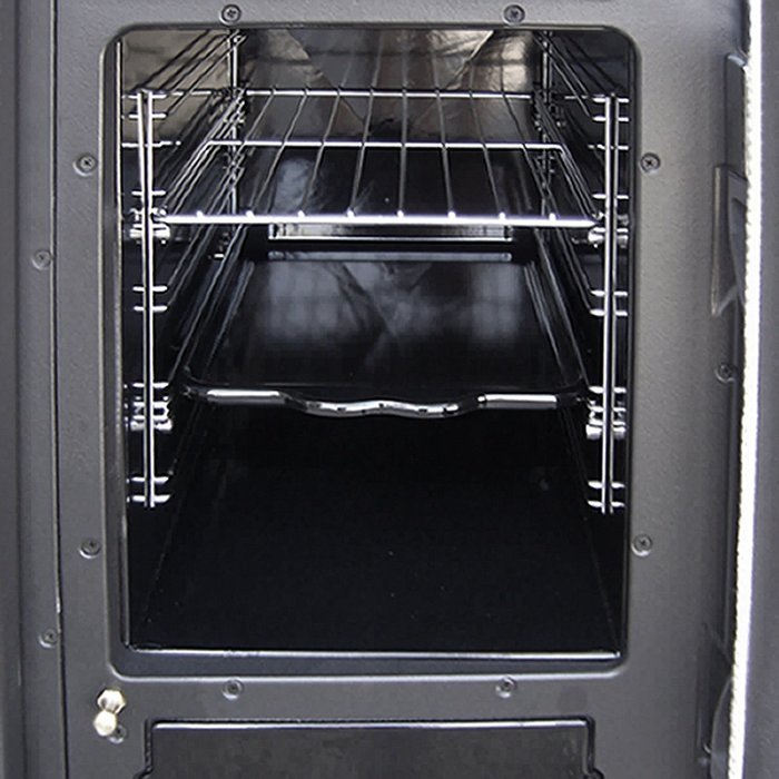 Wood Burning Cook Stove La Nordica "Mamy Black", Made in Italy N2