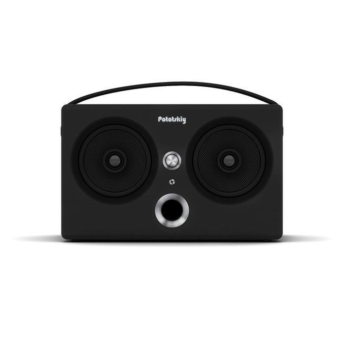Junior Charcoal Black - Portable Hi-fi Boombox From 10 to 30 Hours Without Charging