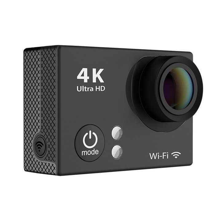 Flymemo H2 Wi-Fi 12MP 1080P FHD 2inch Screen 170&deg; Wide Angle Waterproof Sports Action Camera Supports 4K Recording N4