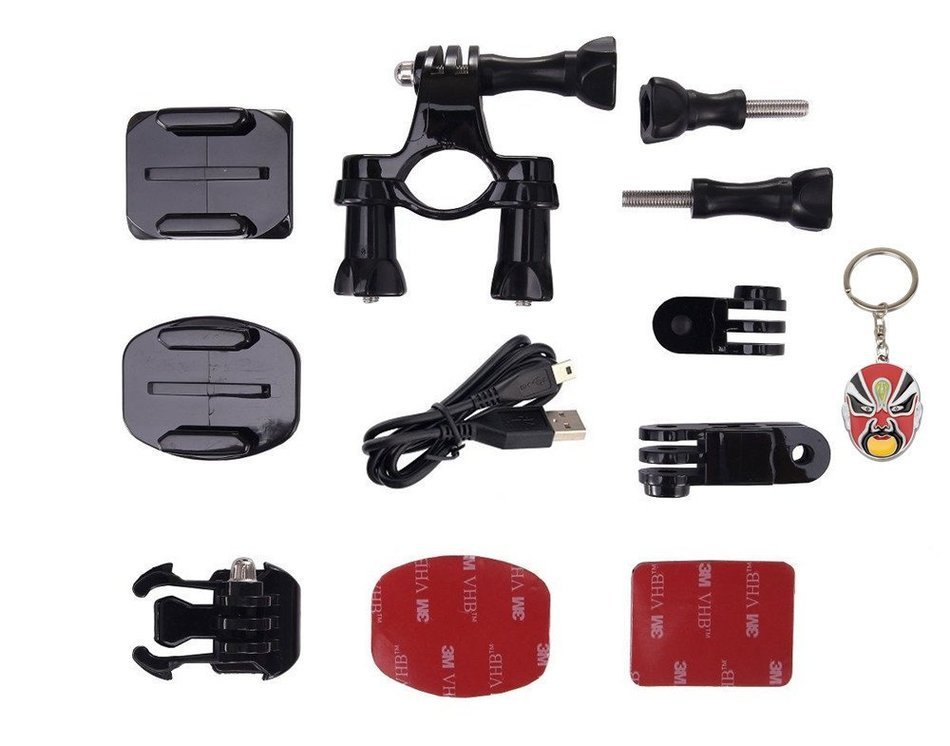 Boblov Gitup Git2 Pro Wireless WiFi 2K 30fps Novatek 96660 1080P Helemet Sports Camera DV Action Camera+44 in1... N5