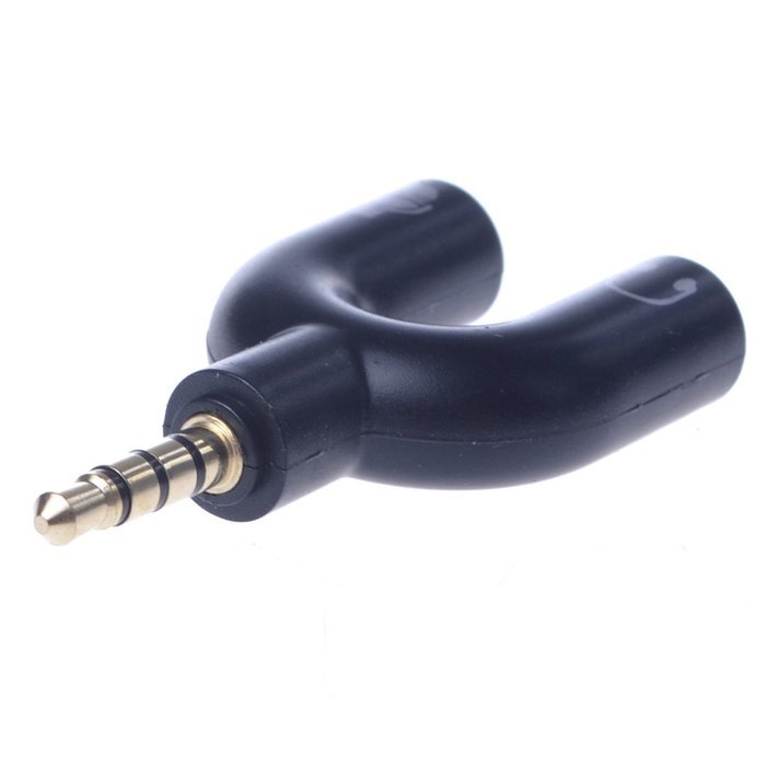 3.5mm Audio Converter Adapter Earphone Splitter 1 Port To 2 Ports N18
