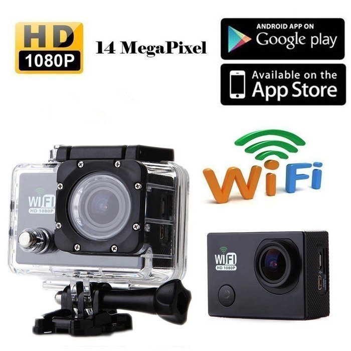 Flymemo Kenoxin SJ6000 Wifi Version 2" LCD Display 170&deg; Wide Angle H.264 12.0mp 1080p Hd 30m Waterproof Outdoor... N5