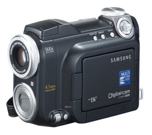 Samsung SCD6040 DuoCam MiniDV Camcorder w/10x Optical Zoom & 4.1 MP Digital Still Camera (Discontinued by Manufacturer) N4