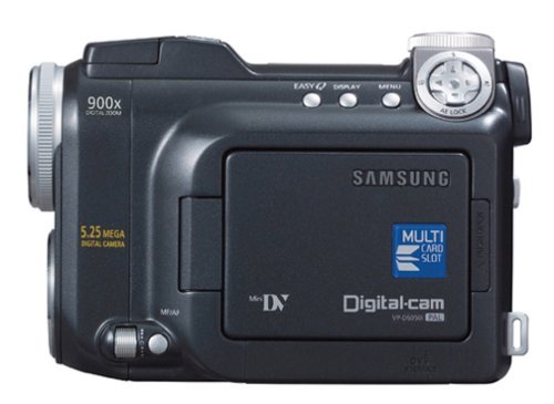 Samsung SCD6040 DuoCam MiniDV Camcorder w/10x Optical Zoom & 4.1 MP Digital Still Camera (Discontinued by Manufacturer) N5