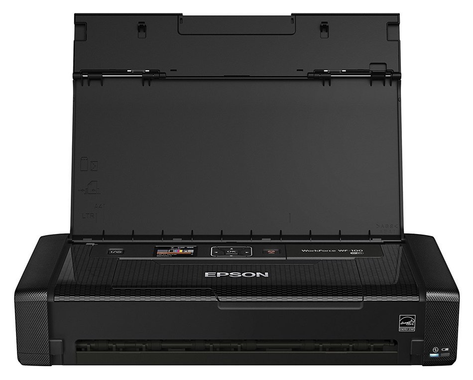 Epson WorkForce WF-100 Wireless Mobile Printer Wi-Fi Direct USB (Certified Refurbished) N7