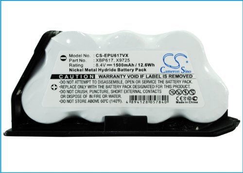 Battery2go Battery fit to Euro-Pro XB617U, Shark UV647, XB617U, Shark UV647H,... N2