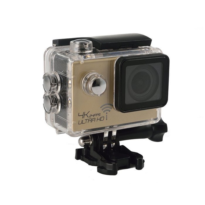 Bolve SJ8000 Wifi Novatek 96660 H.264 Full HD Real 4k 60fps Ultra HD 16MP Sports Action Camera (Yellow) N2