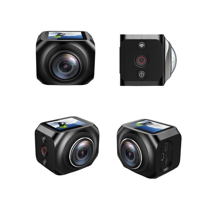 Camera 360 Panorama Sports Camera Video Action Camera 1.5inch Screen Wifi App Control Full HD 1440P 1080P 30FPS... N5