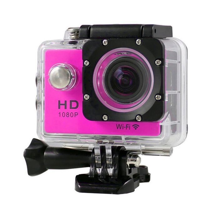 Womail Mini 1080P Full HD DV Sports Recorder Car Waterproof Action Camera Camcorder Hot Pink N3
