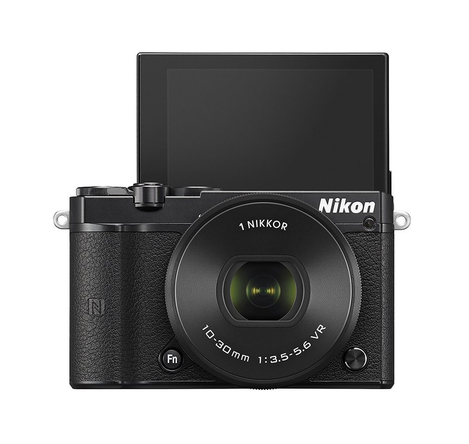 Nikon Digital SLR camera standard power zoom lens kit Black Nikon 1 J5 - International Version N7