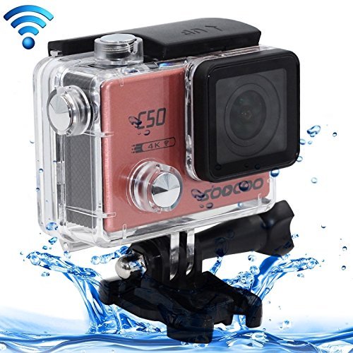 SOOCOO C50 4K HD 2 inch LCD Screen 12MP WiFi Sport Action Camera Camcorder with Waterproof Case, 170 Degrees Wide... N7