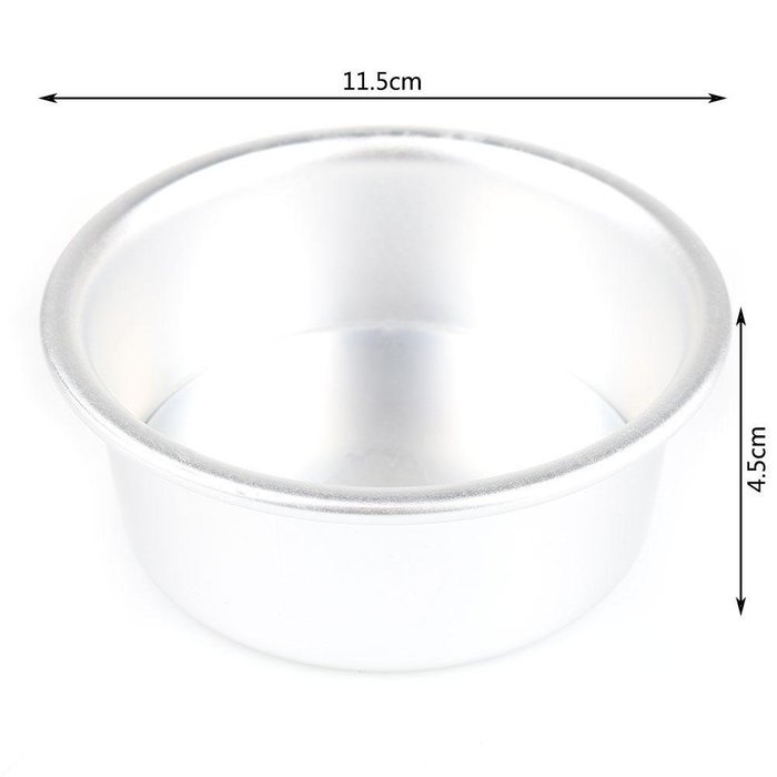 Kitchen 4/6/8" Aluminum Alloy Non-stick Round Cake Bake Mould Pan Bakeware Tool N11