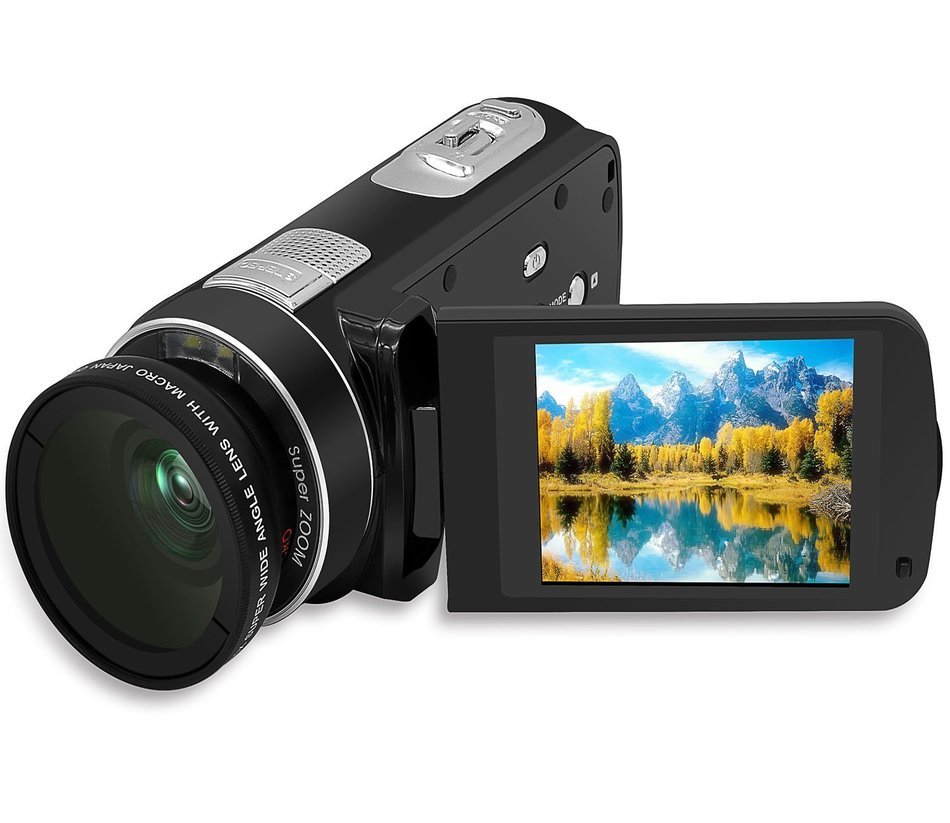 SEREE HDV-M6 Full HD 1080P Beauty Face Max. 24MP DIS Face Detection Elegant Appearance Self Timer Camcorder FHD... N5