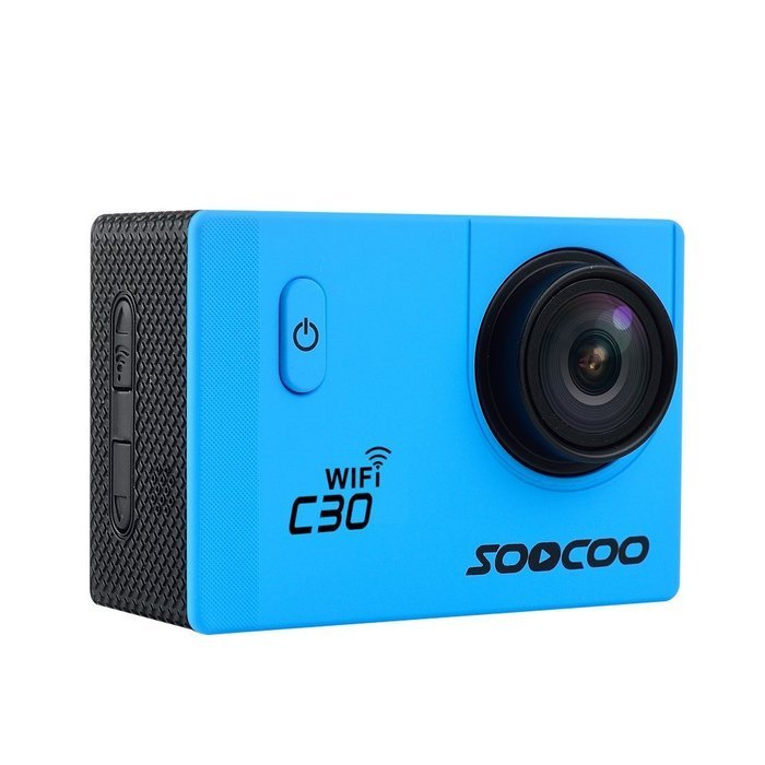 PowerLead 2K PL-AC30 Wifi Waterproof Action Camera DV 12MP HD DVR Camcorder with Mounting Accessories Kit/Gold N23