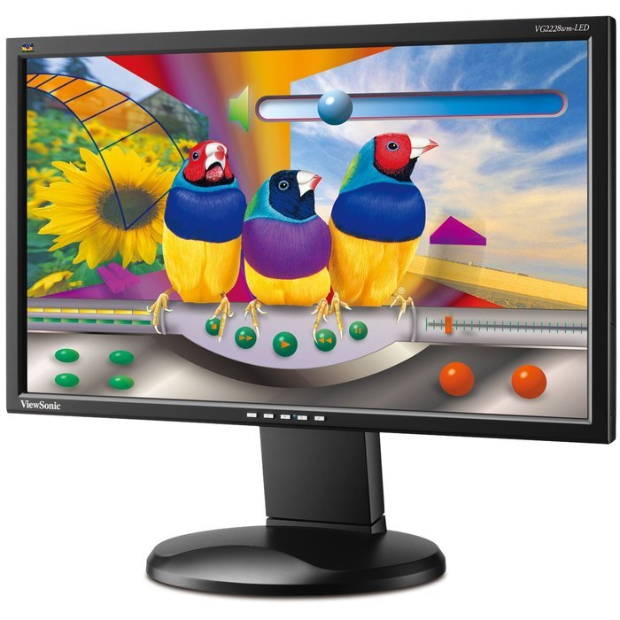 Viewsonic 22-Inch 5ms LED Monitor, Full HD 1920 x 1080p Resolution, Ergonomic Stand, Dual... N8