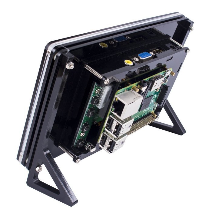 Sun Founder 7" Raspberry Pi 3 Screen IPS Display Monitor 1024&times;600 HD LCD HDMI for Pi 3, 2... N7