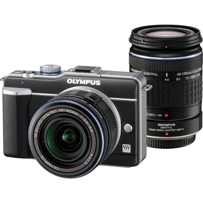 Olympus PEN E-PL1 12.3MP Live MOS Micro Four Thirds Interchangeable Lens Digital Camera with 14-42mm f/3.5-5.6...