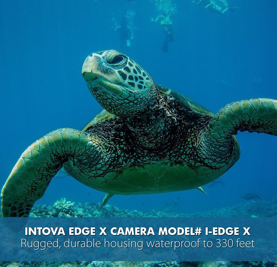 Intova Edge X Waterproof 1080p HD WiFi Video Camera N4