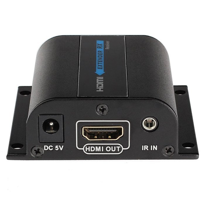 ESYNiC 60m HDMi Ethernet Network Extender 1080P HDMi HDTV Extender with 2 Port HDMI Splitter Loop Over Single... N7
