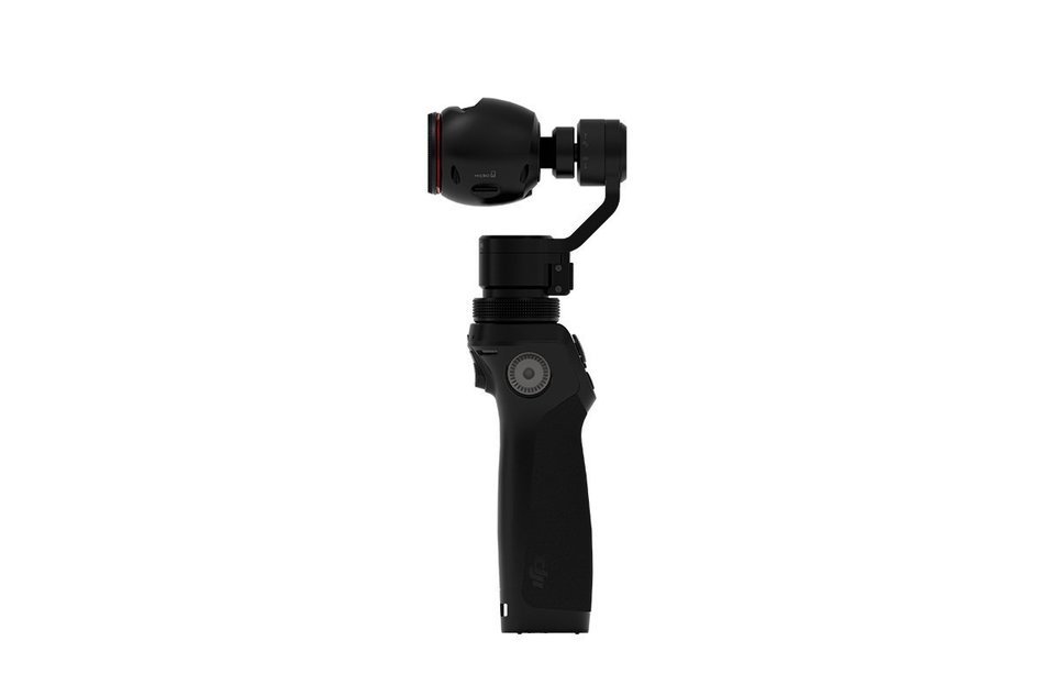 DJI Osmo, Fully stabilized 4K, 12Mp Camera with Camrise Starter Bundle: lanyard and USB reader