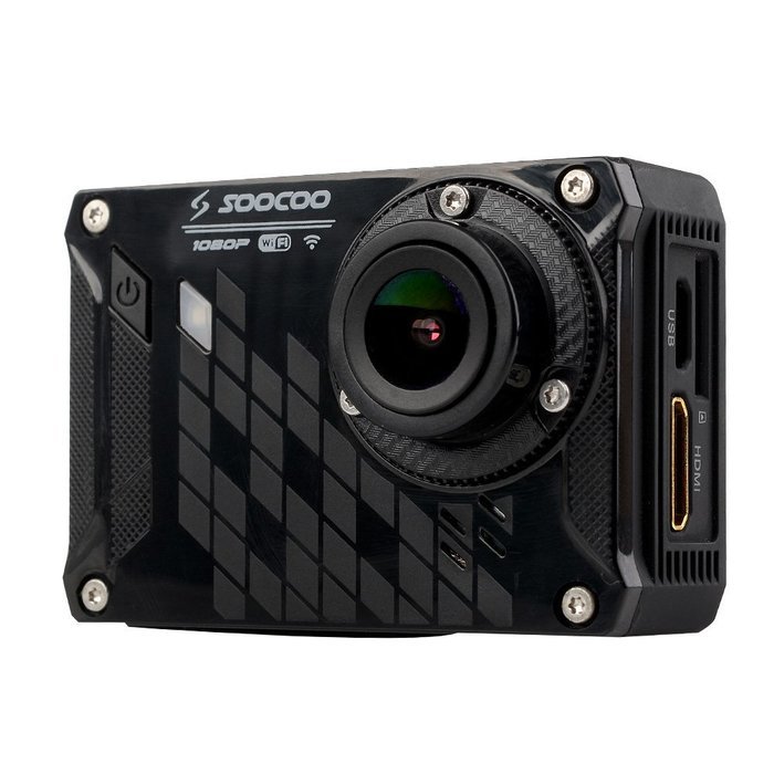 SOOCOO S33WS Pro WiFi Sport Action Camera 1080P 16MP 150 Degree Wide Angle 30M Waterproof DVR FPV with 8G SD Card... N5