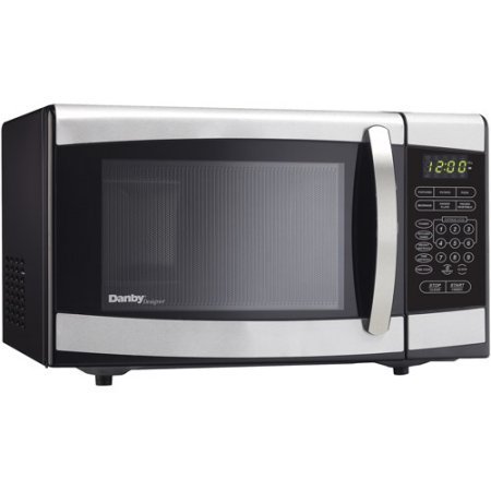 Danby 0.7-cu ft Countertop Microwave 120 volts, Stainless Steel