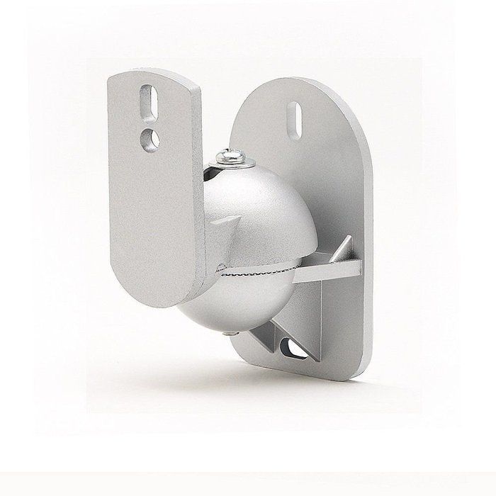 TechSol Essential TSS1-W - 5 Pack of White Universal Speaker Wall Mount Brackets N2