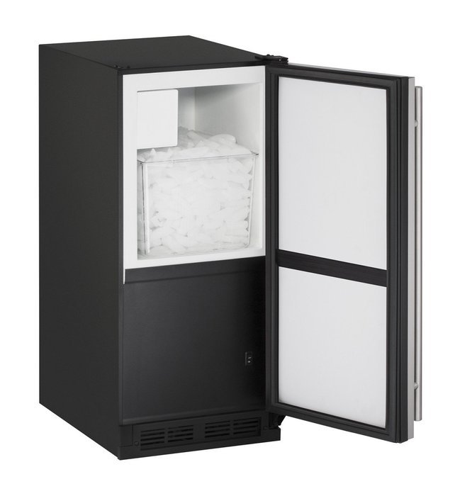 U-Line UBI1215S00A Undercounter Crescent Ice Maker, 15", Stainless Steel