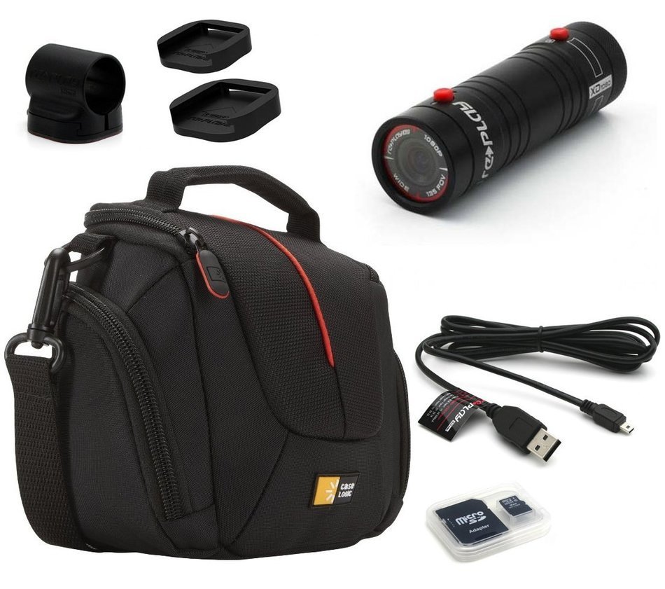 Replay XD1080 1080p HD Action Camera, Aluminum Compact Video Camcorder with Bag N2
