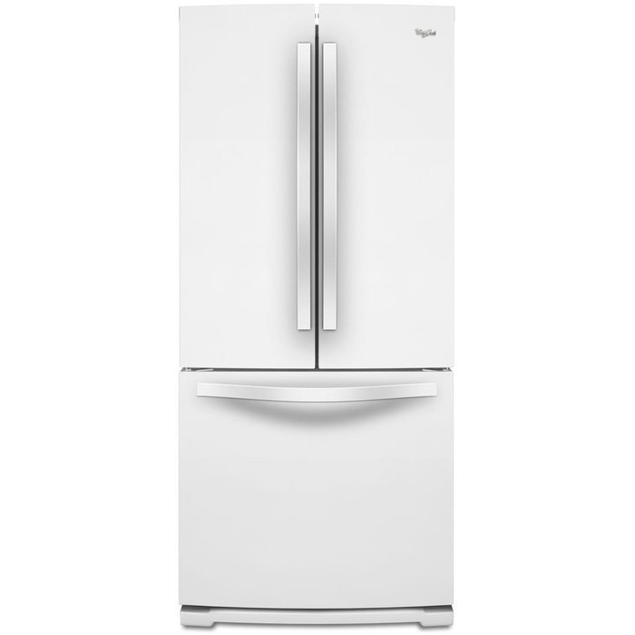 Whirlpool WRF560SMYW 19.6 Cu. Ft. White French Door Refrigerator - Energy Star