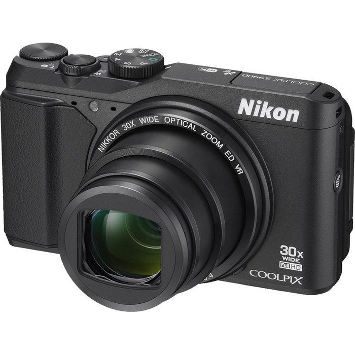 Nikon COOLPIX S9900 Digital Camera with 30x Optical Zoom and Built-In Wi-Fi (Black) N20