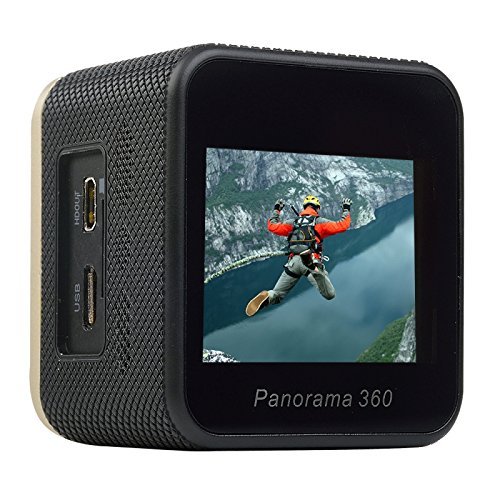 PULUZ CUBE360S 1.5 inch HD Screen 180 Degrees & 360 Degrees Panorama ARM M926EJ Super Wide Angle Lens, Support... N5